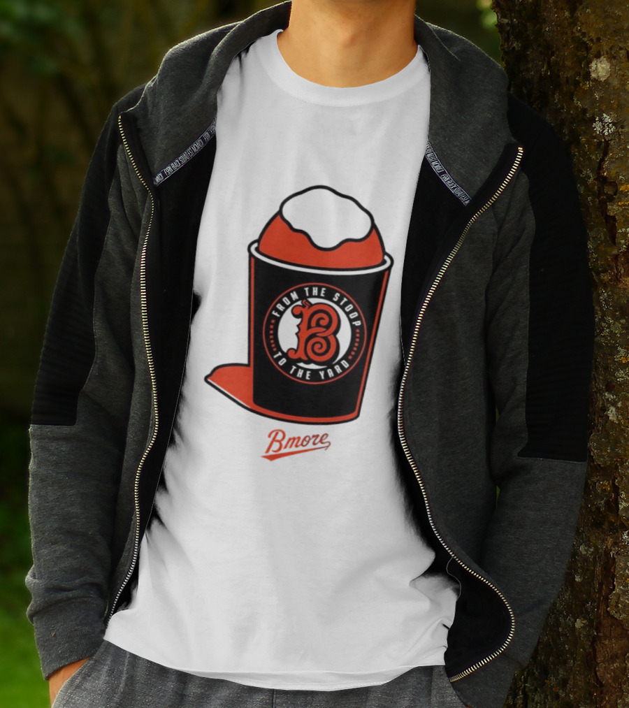 Baltimore Orioles From The Stoop To The Yard Bmore SnoCone T-Shirt