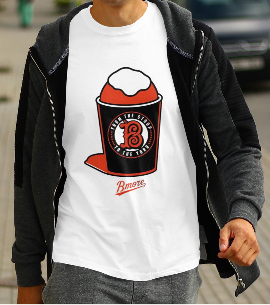 Baltimore Orioles From The Stoop To The Yard Bmore SnoCone T-Shirt