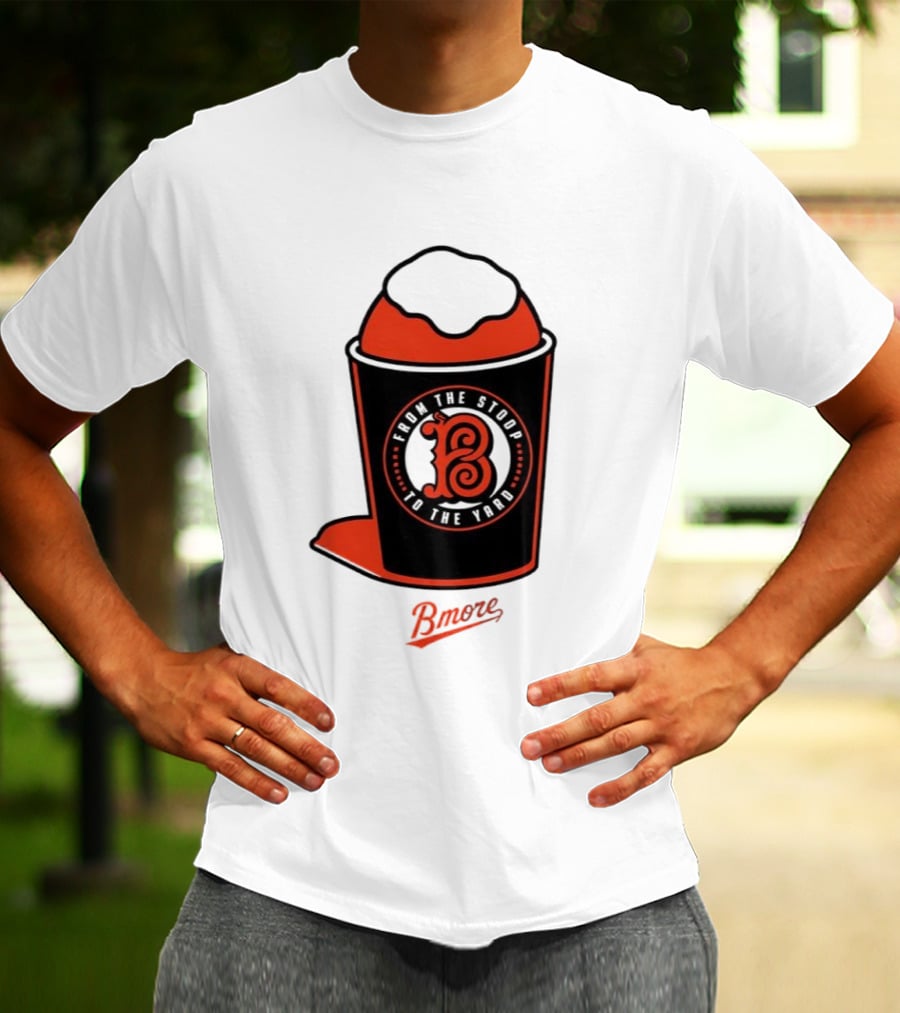 Baltimore Orioles From The Stoop To The Yard Bmore SnoCone T-Shirt