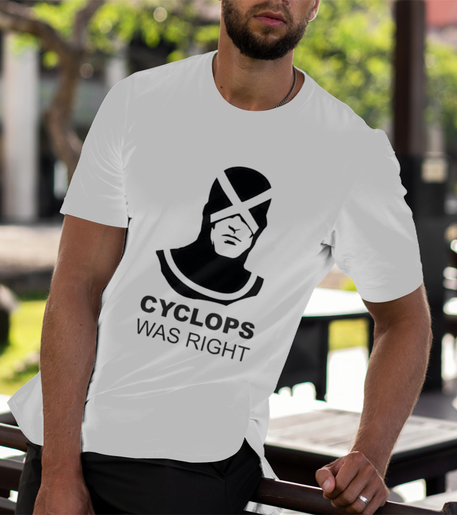 Cyclops Was Right X Men Marvel Comics T-Shirt