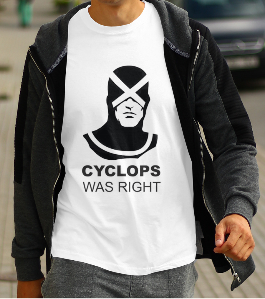 Cyclops Was Right X Men Marvel Comics T-Shirt