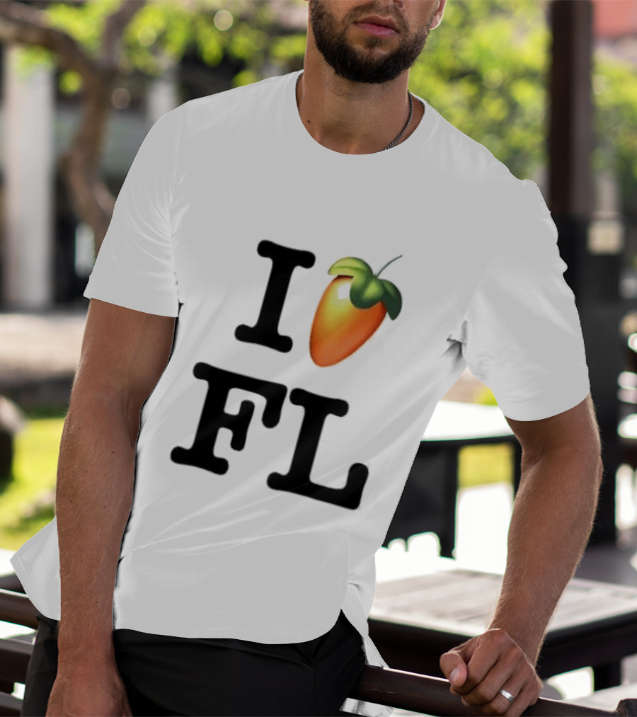 FL Studio I Love FL Logo Fruit T-Shirt