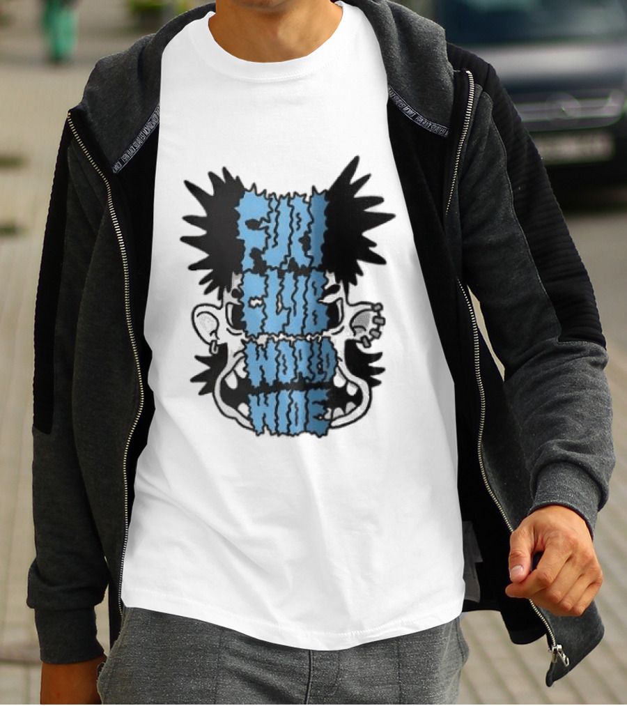 Furi Club Worldwide Skull Face T-Shirt