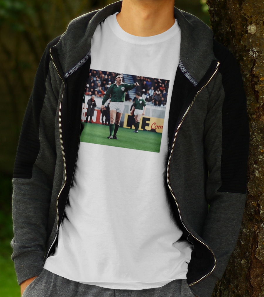 Irish Rugby Mourns Fergus Slattery Former Ireland Captain And Lions Flanker T-Shirt