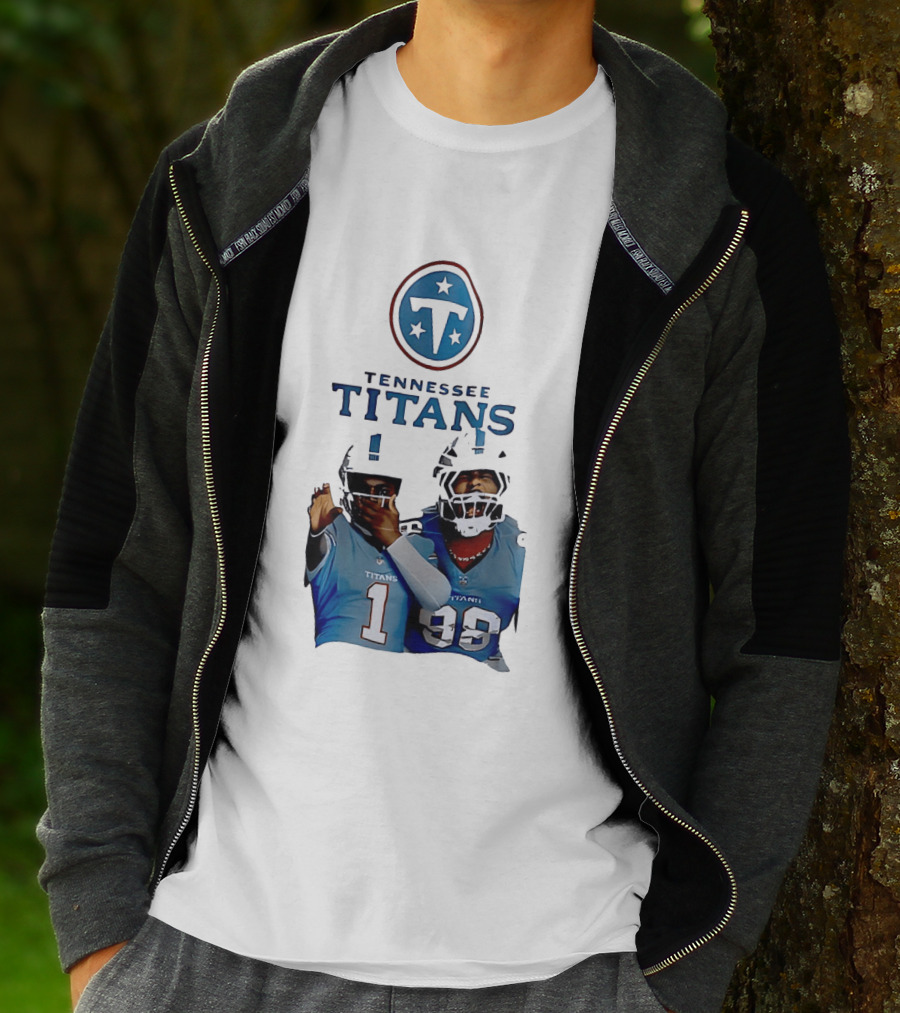 Tennessee Titans Step Brothers Kyler Murray Jeffery Simmons T-Shirt