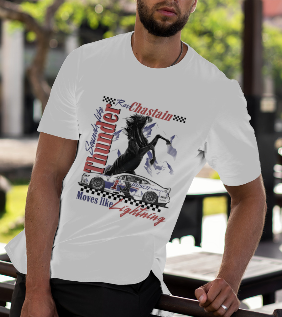Ross Chastain Thunder Lightning Trackhouse Racing NASCAR T-Shirt