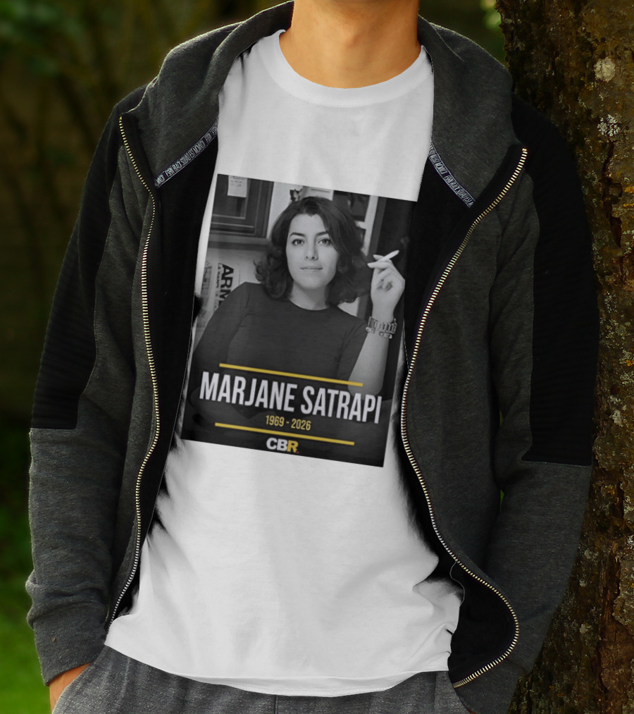 Marjane Satrapi 1969 2026 CBR Memorial T-Shirt