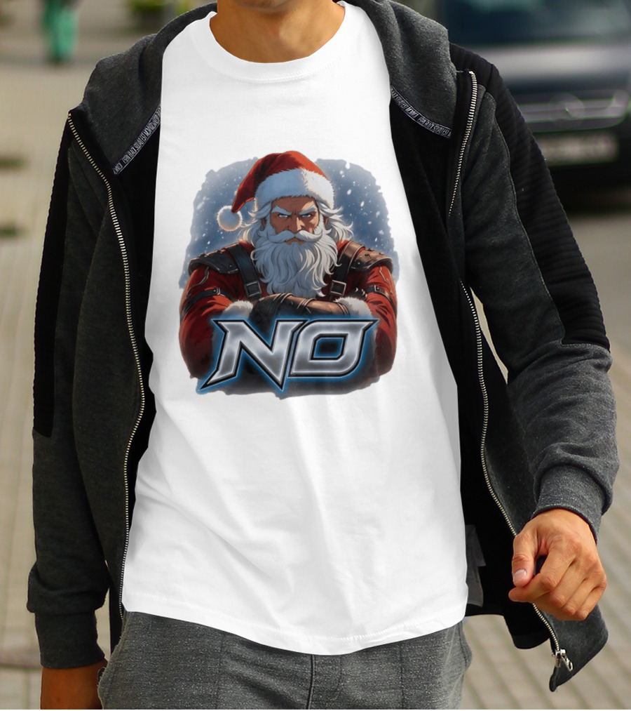 Santa Claus No Christmas Holiday Seasonal T-Shirt