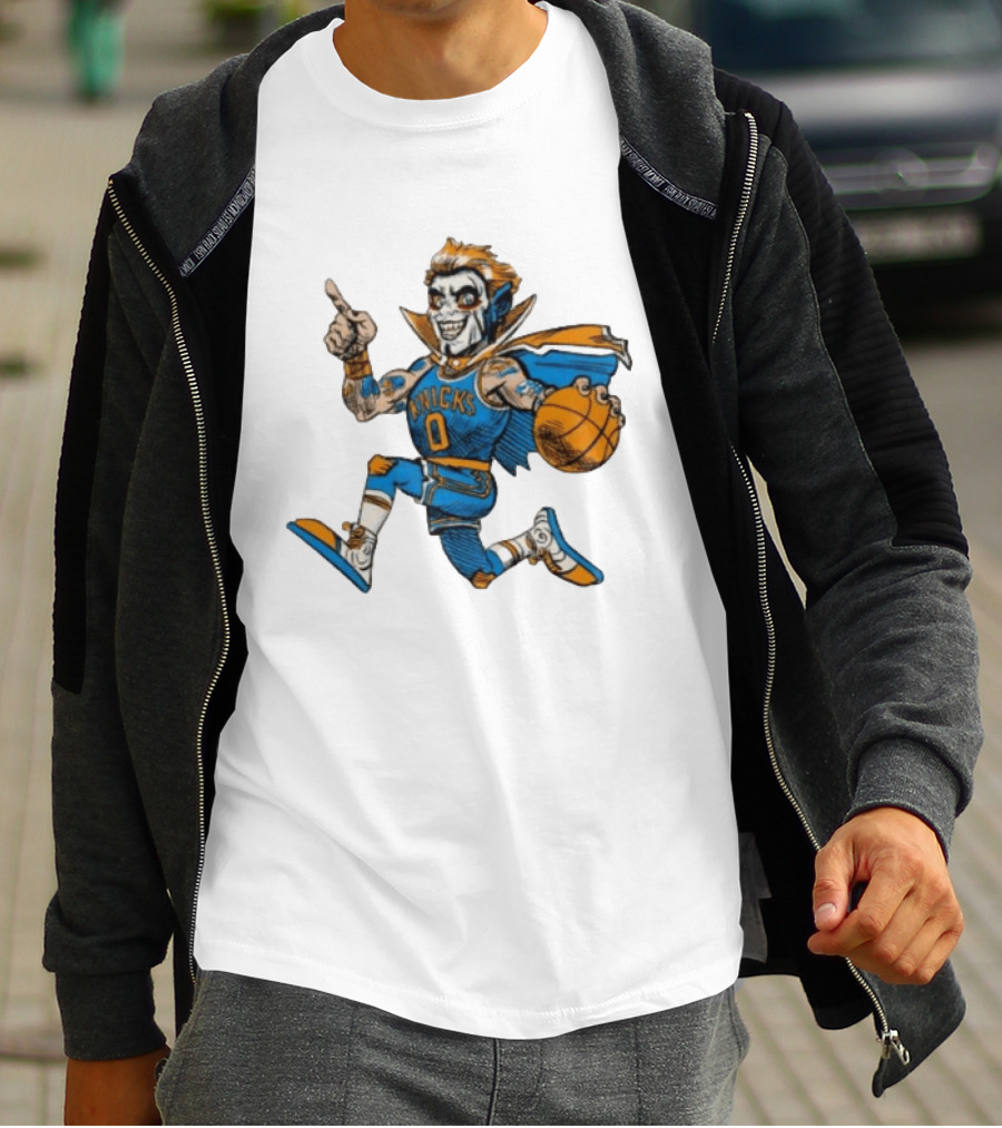 New York Knicks Danhausen Basketball Player T-Shirt