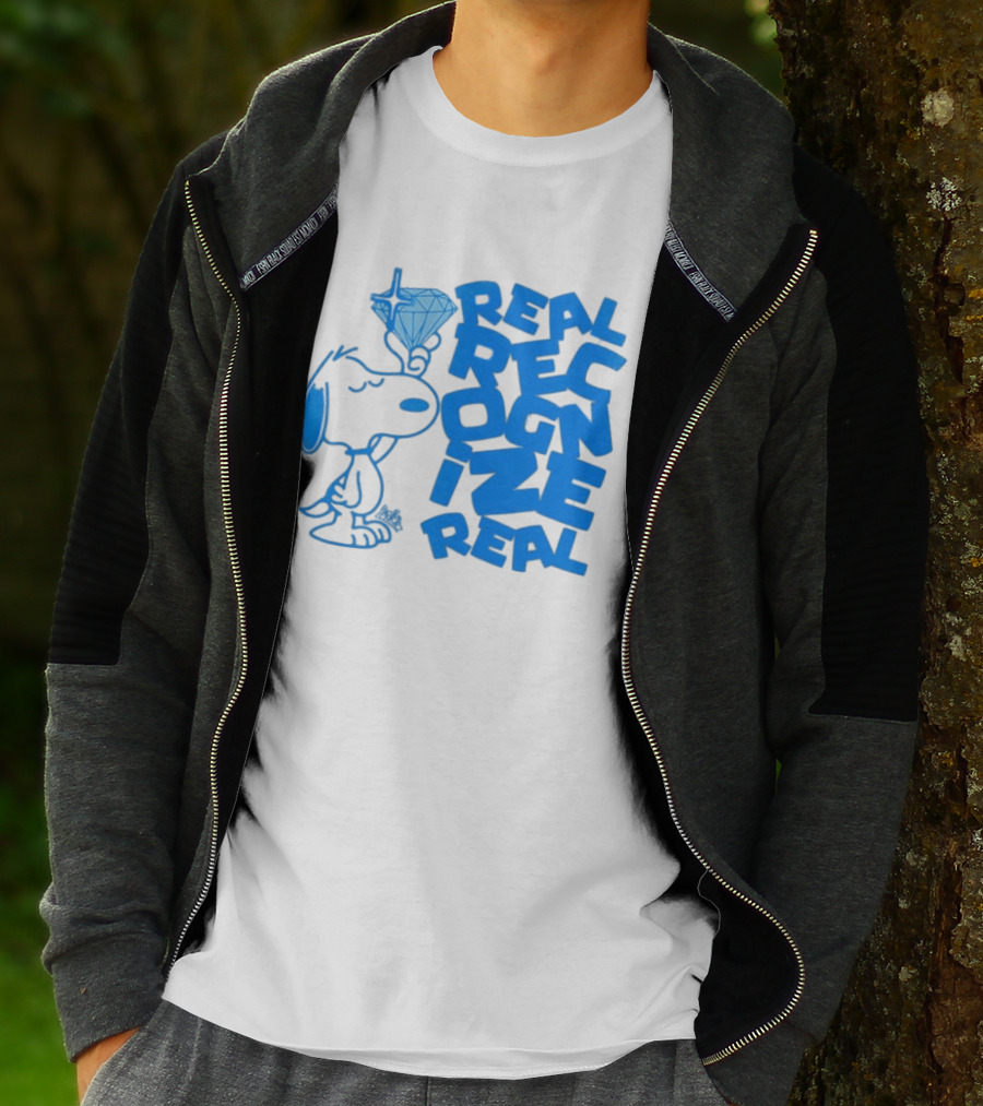 Snoopy Peanuts Real Recognize Real Diamond T-Shirt