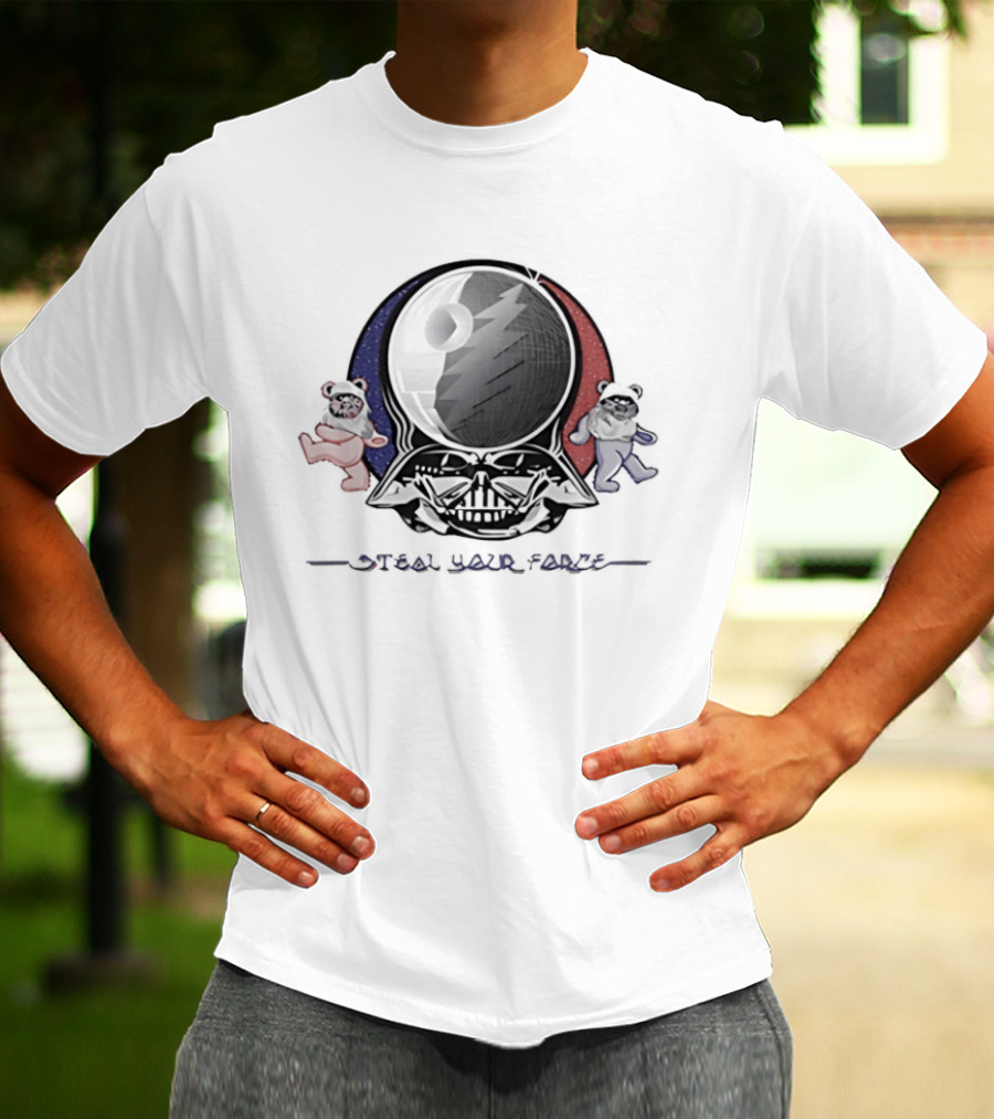 Steal Your Face Grateful Dead Dancing Bears Darth Vader T-Shirt