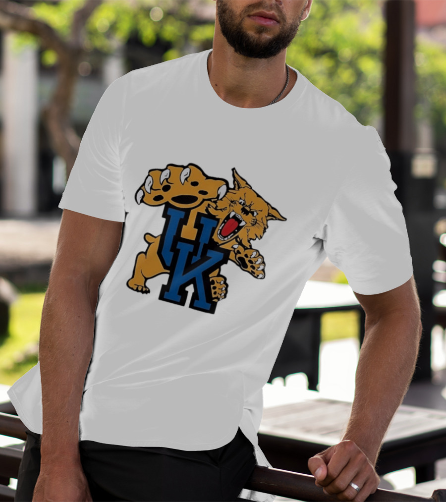 University Of Kentucky Wildcats UK Claw Mascot Sports Team T-Shirt