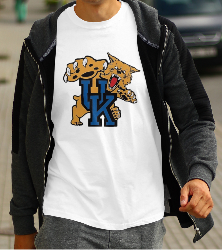 University Of Kentucky Wildcats UK Claw Mascot Sports Team T-Shirt