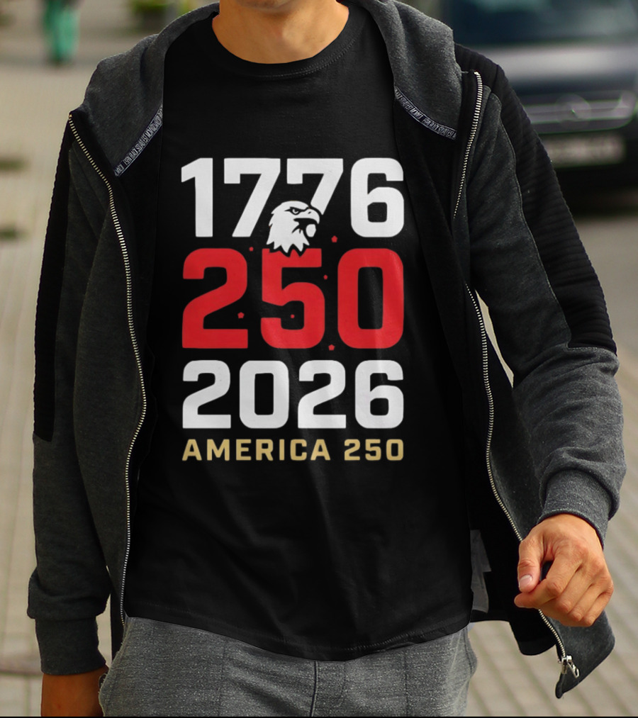 1776 2026 America 250 Eagle Celebration T-Shirt
