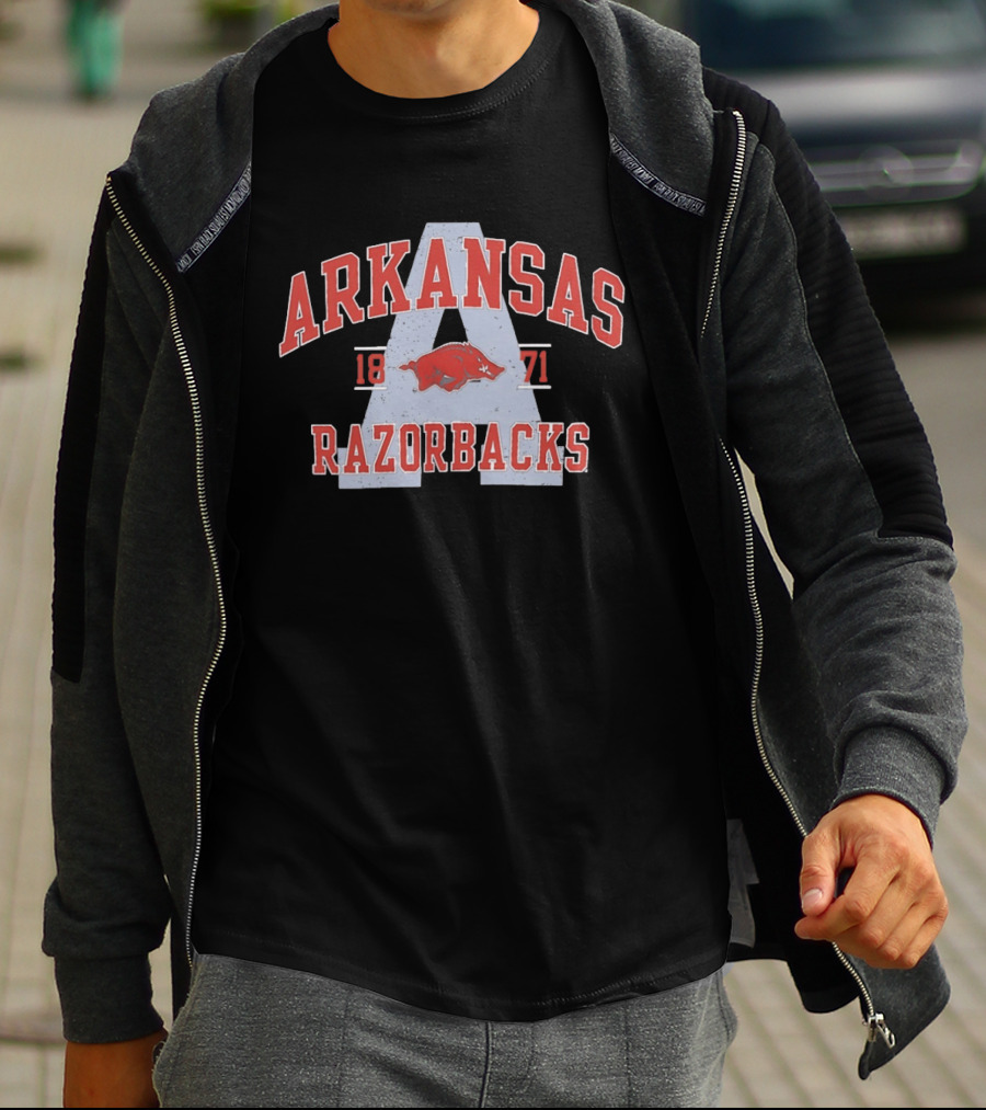 Arkansas Razorbacks 1871 University Of Arkansas Team Spirit Sportswear T-Shirt