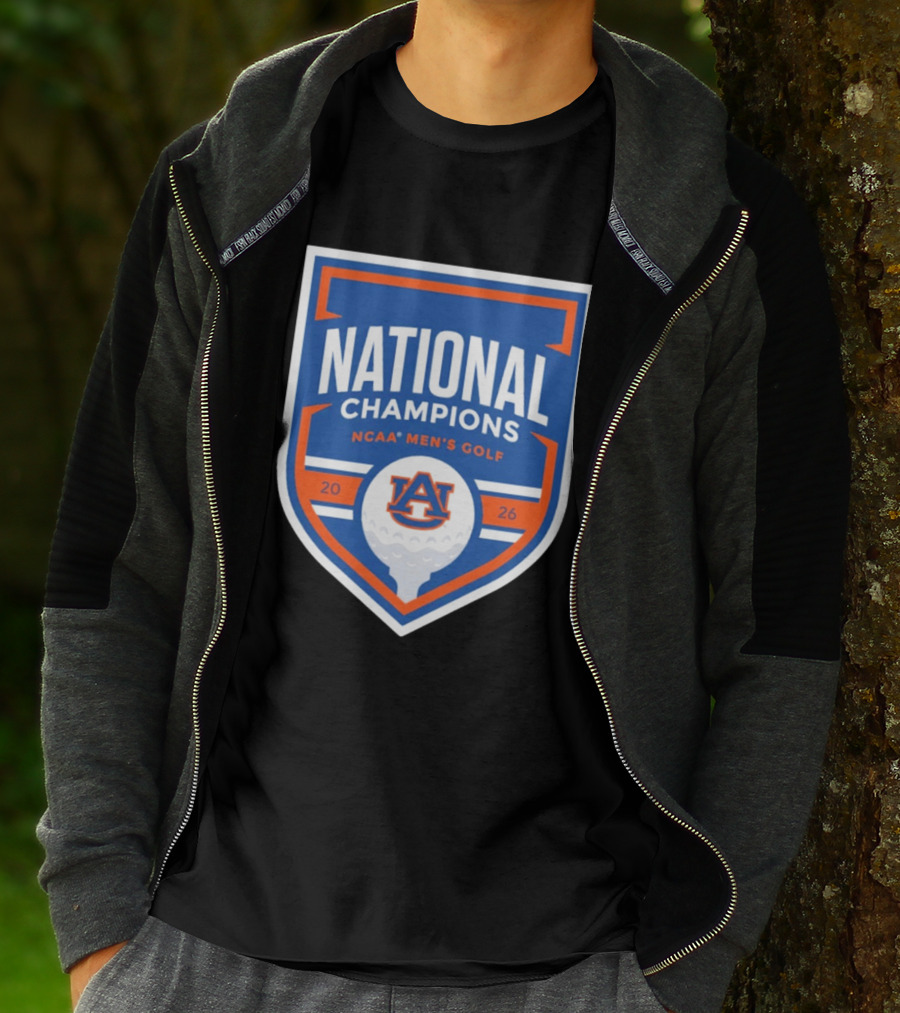 Auburn Tigers National Champions 2026 NCAA Men's Golf T-Shirt