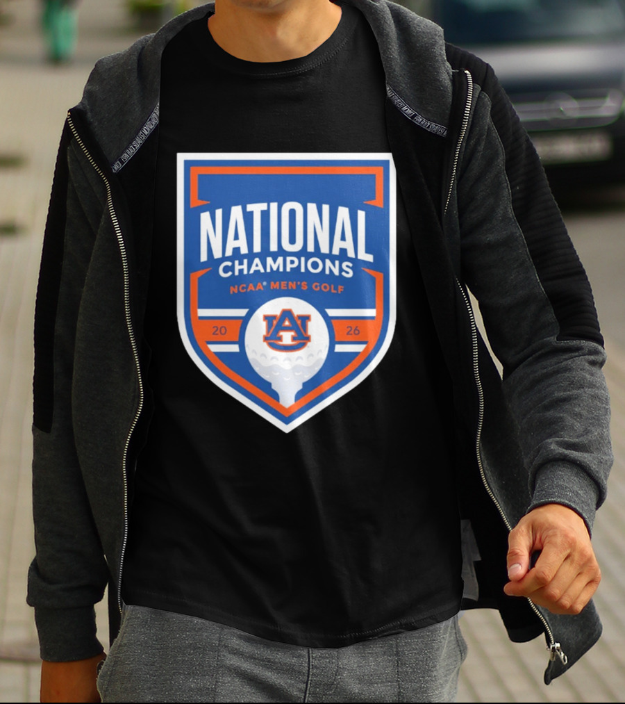 Auburn Tigers National Champions 2026 NCAA Men's Golf T-Shirt