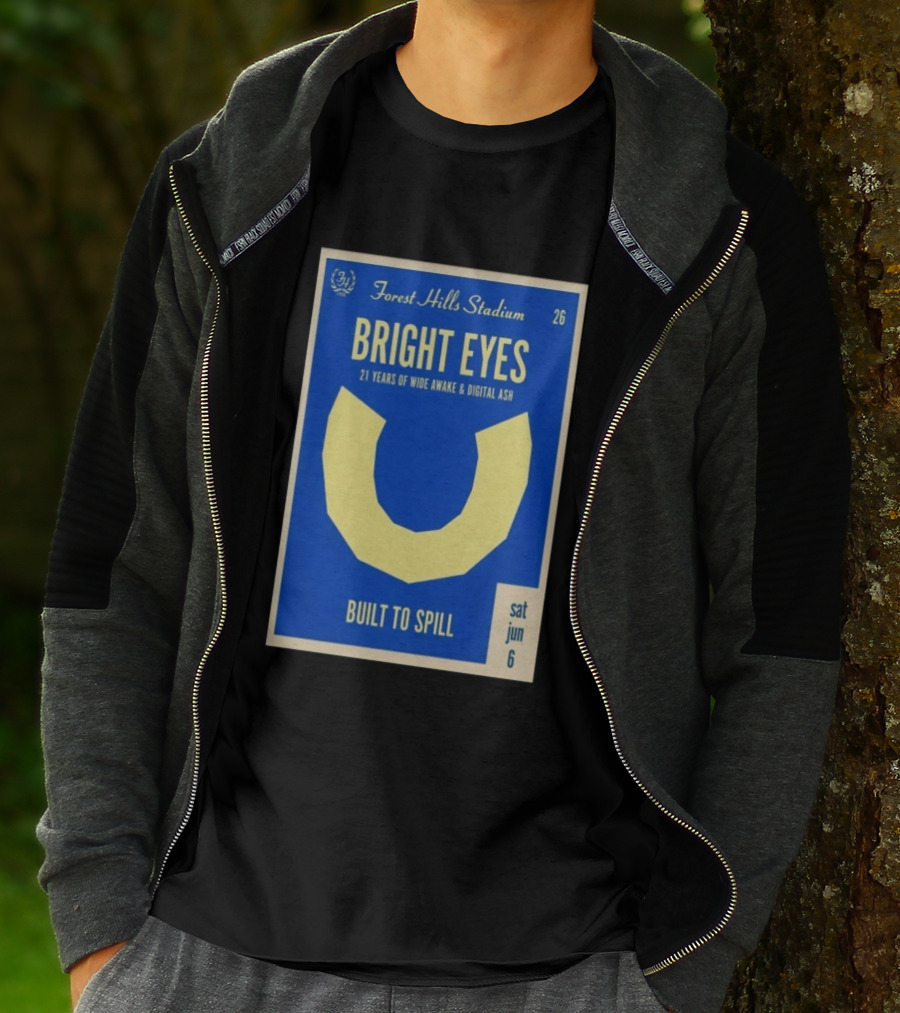 Forest Hills Stadium Bright Eyes 21 Years Of Wide Awake And Digital Ash Built To Spill June 6 T-Shirt