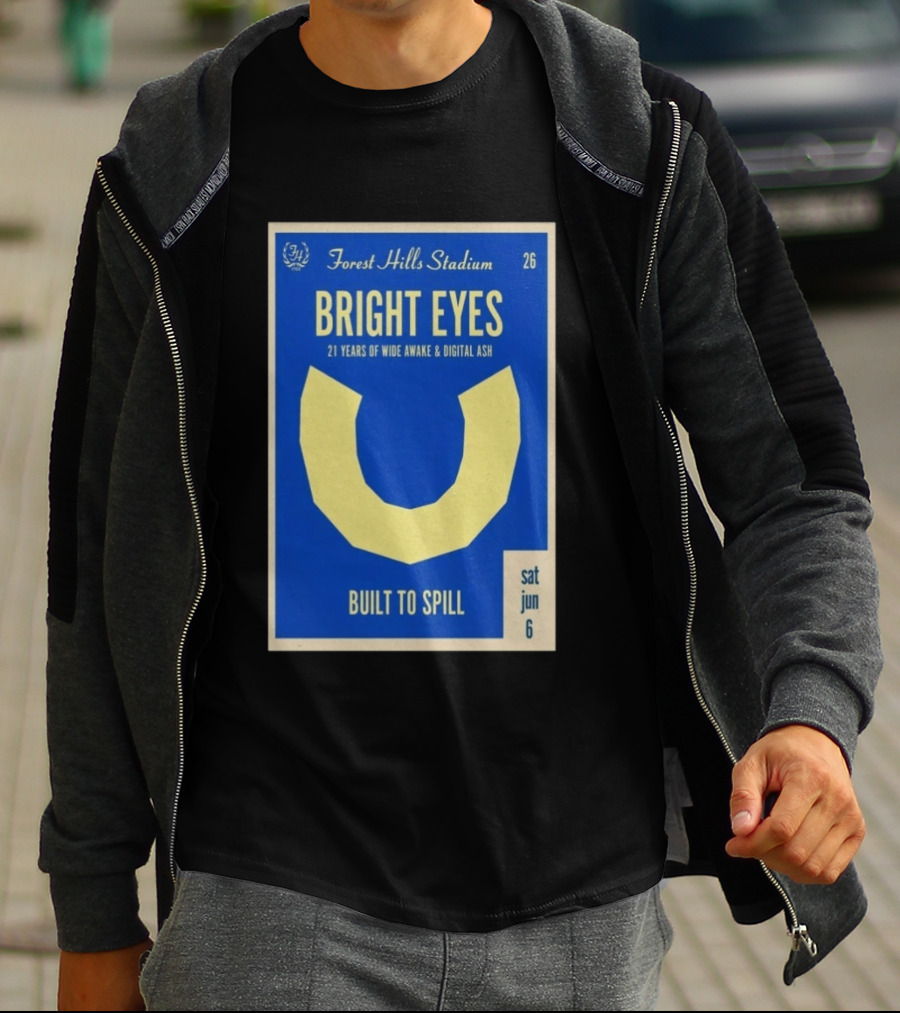 Forest Hills Stadium Bright Eyes 21 Years Of Wide Awake And Digital Ash Built To Spill June 6 T-Shirt