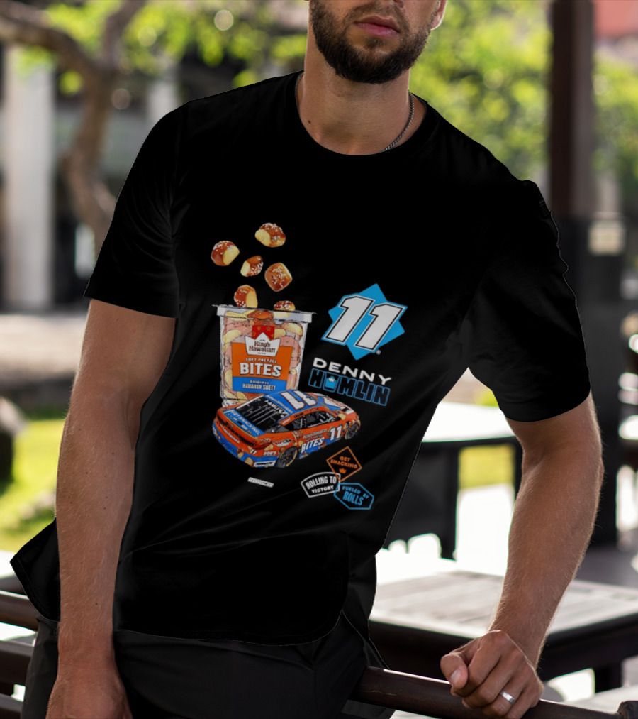Denny Hamlin 11 Kings Hawaiian Soft Pretzel Bites Joe Gibbs Racing NASCAR T-Shirt
