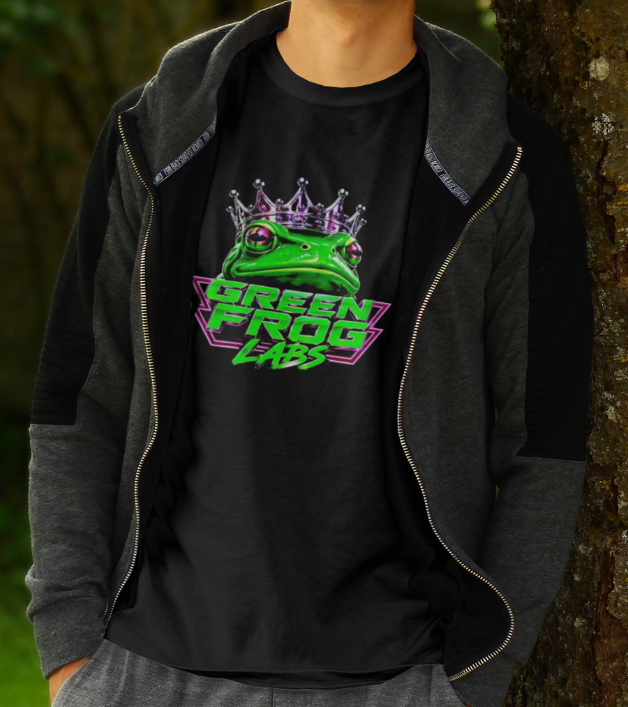 Green Frog Labs Crown Frog Royalty T-Shirt