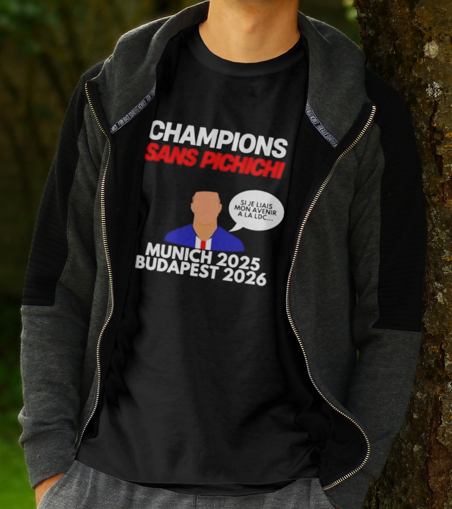 Champions Sans Pichichi Julien Cazarre Munich 2025 Budapest 2026 T-Shirt