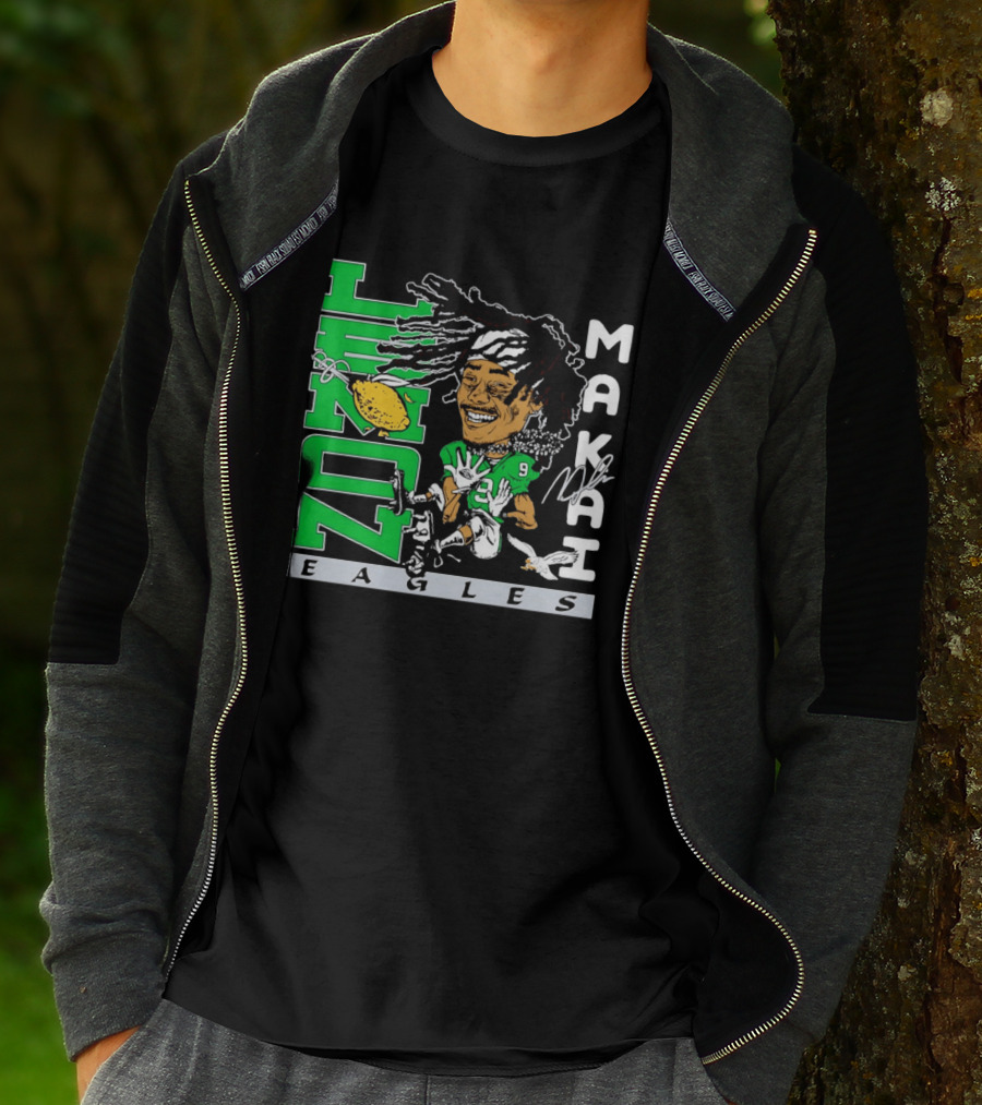 Lemon Zone Makai Eagles Jalen Hurts Philadelphia T-Shirt