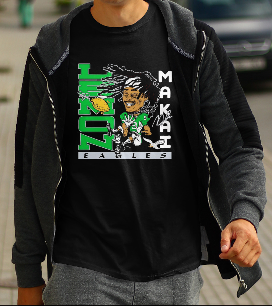 Lemon Zone Makai Eagles Jalen Hurts Philadelphia T-Shirt