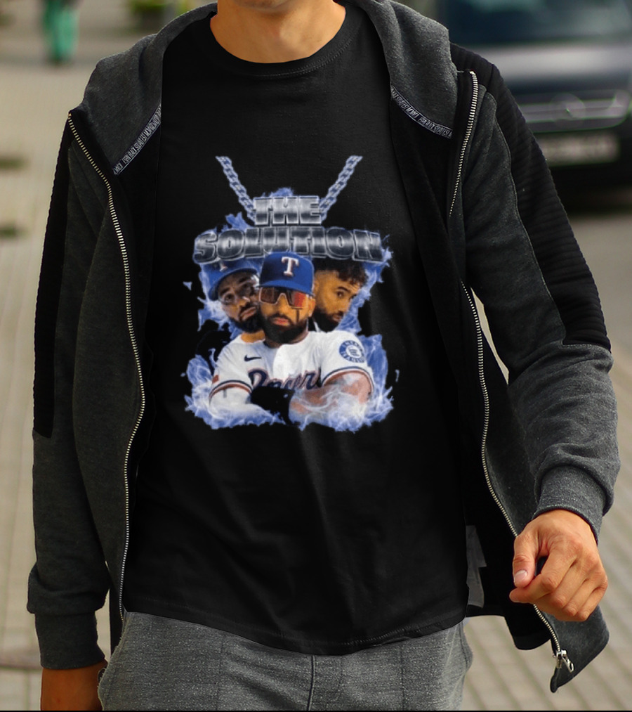 The Solution Ezequiel Duran Texas Baseball Player Chain T-Shirt