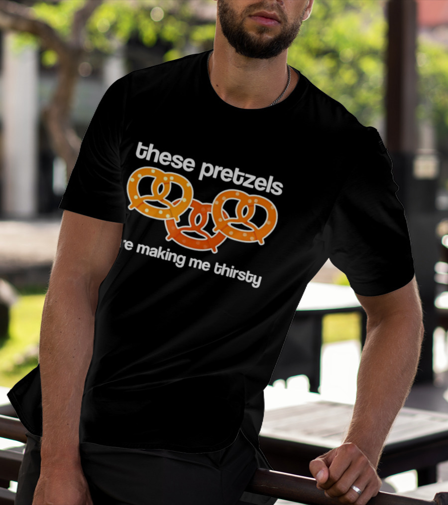 Seinfeld These Pretzels Are Making Me Thirsty Olympic Rings Comedy Show T-Shirt