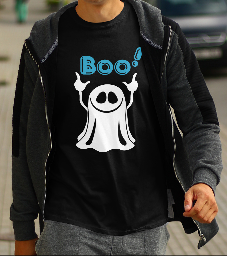 Boo Ghost Spooky Halloween Fun T-Shirt