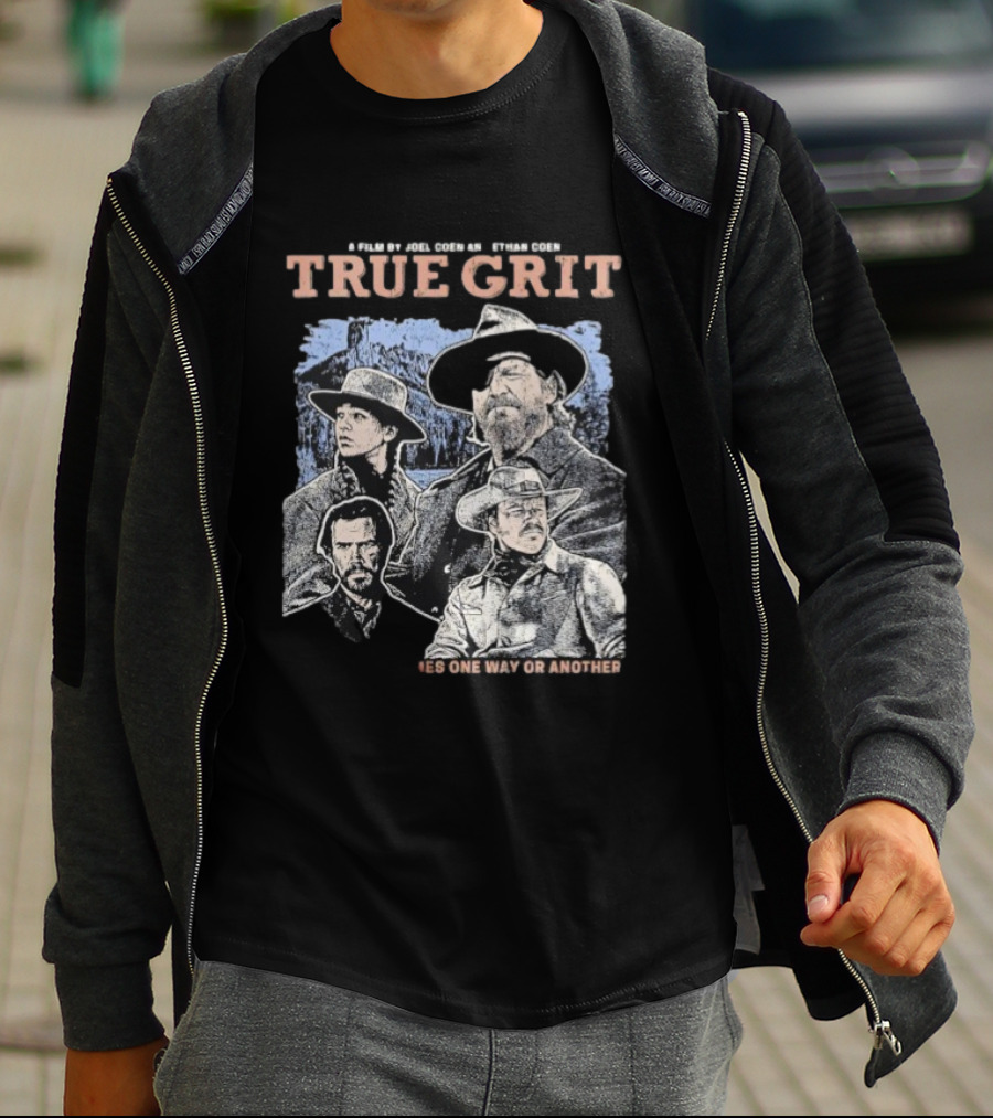 A Film By Joel Coen And Ethan Coen True Grit One Way Or Another Cast Illustration T-Shirt