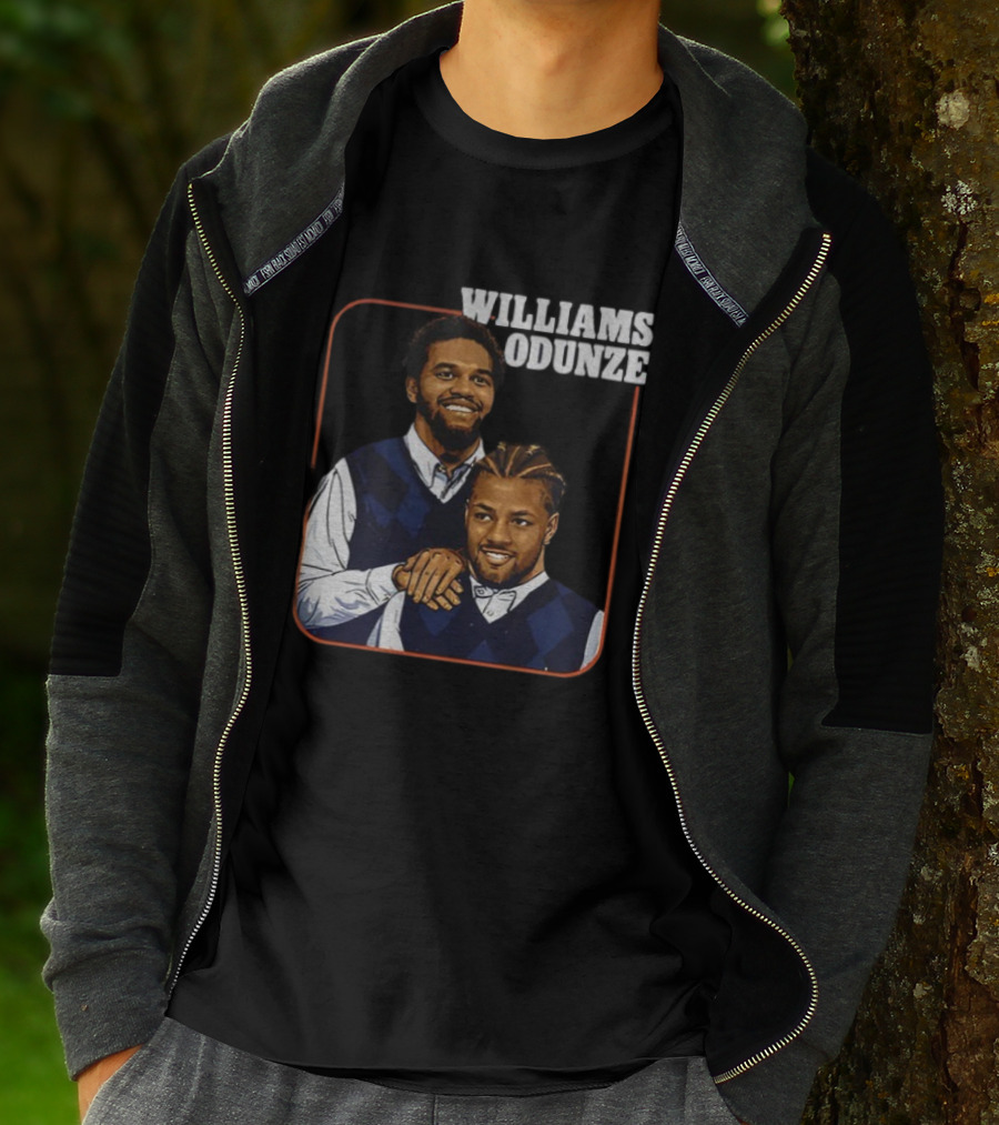 Caleb Williams Rome Odunze Vintage Step Brothers Bears T-Shirt
