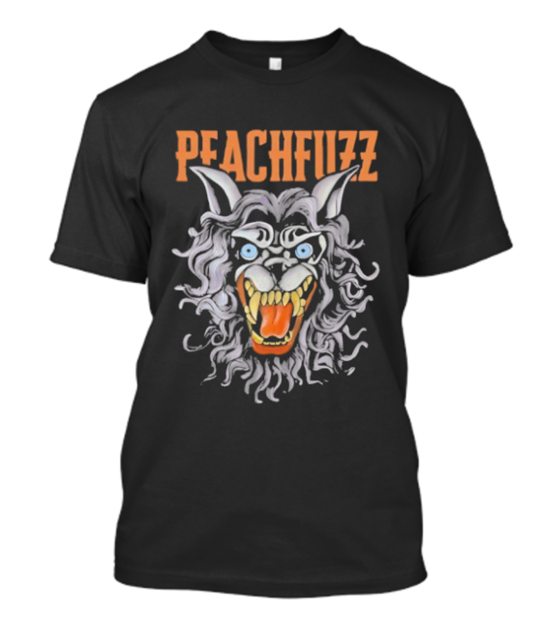 Peachfuzz Werewolf Mask Pose Creep T-Shirt