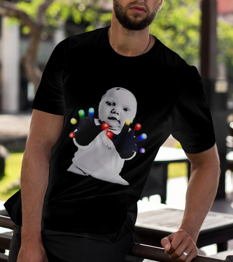 AI Baby Hands Light Gloving Meme Niche T-Shirt