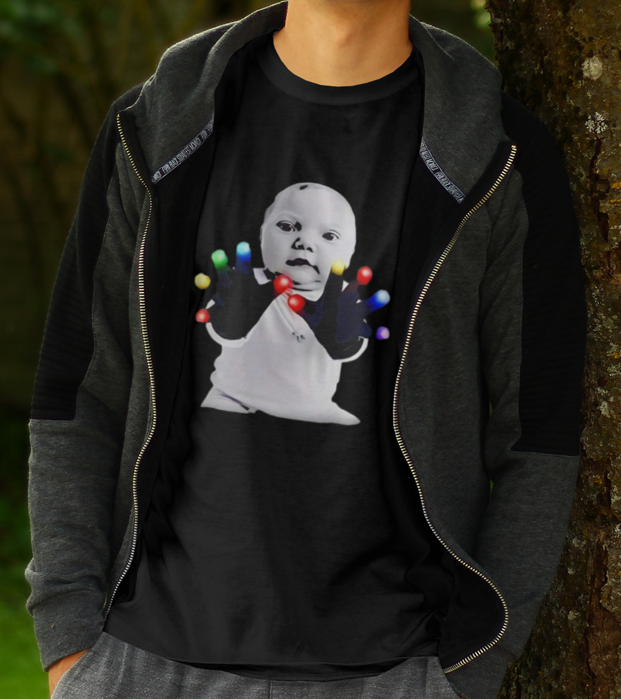 AI Baby Hands Light Gloving Meme Niche T-Shirt
