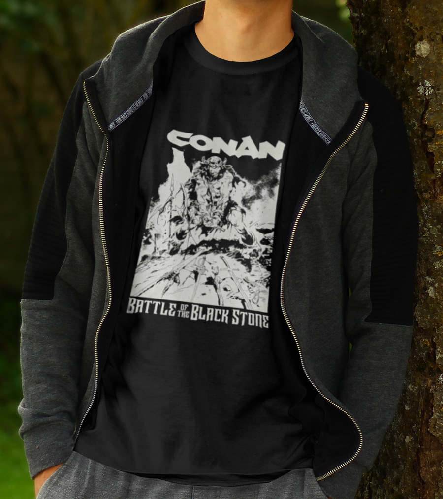 Conan Battle Of The Black Stone Fantasy Adventure T-Shirt
