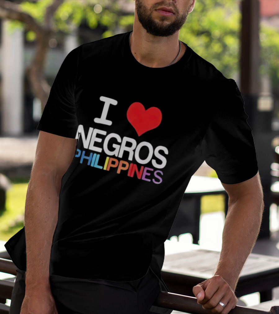 I Love Negros Philippines Heart Symbol T-Shirt