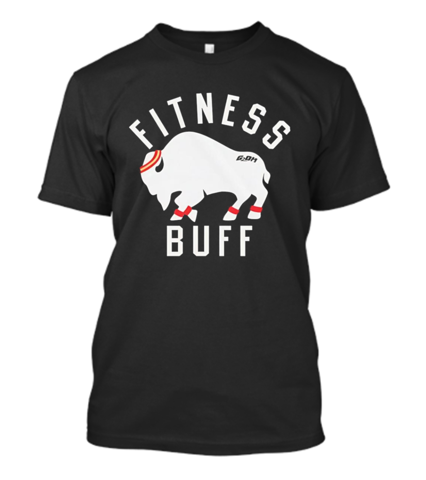 Fitness Buff Headband Bison T-Shirt