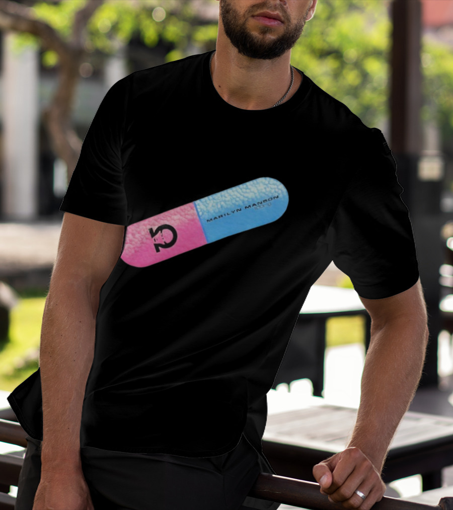 Marilyn Manson Mechanical Animals Pill Design T-Shirt