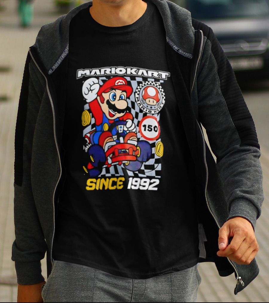 Super Mario Kart Racing Champion 150cc Since 1992 T-Shirt