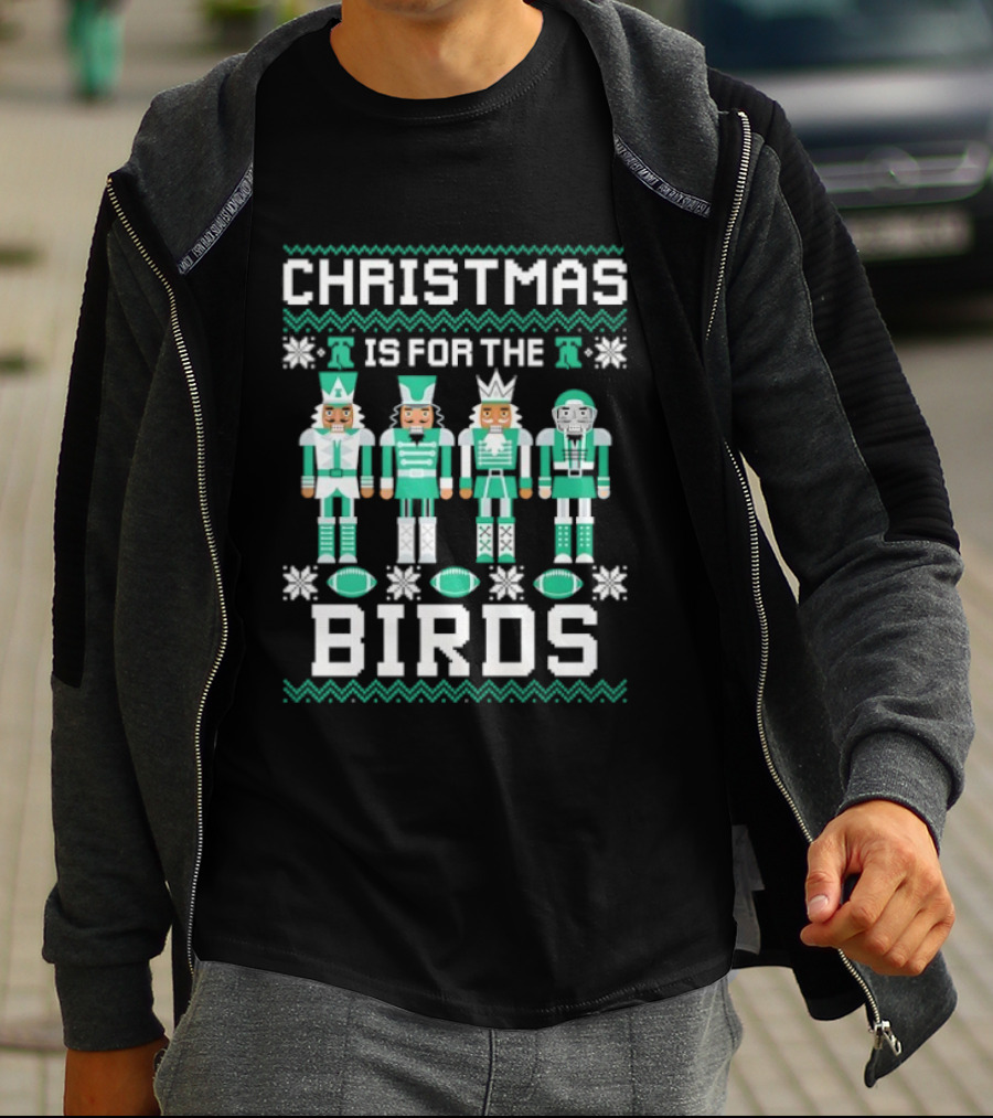 Christmas Is For Me Eagles Birds Nutcracker T-Shirt