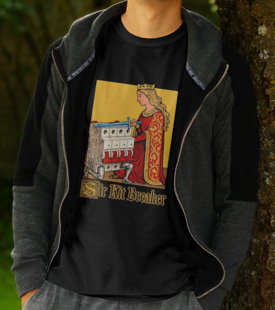 Sir Kit Breaker RuneScape Medieval Knight Parody T-Shirt