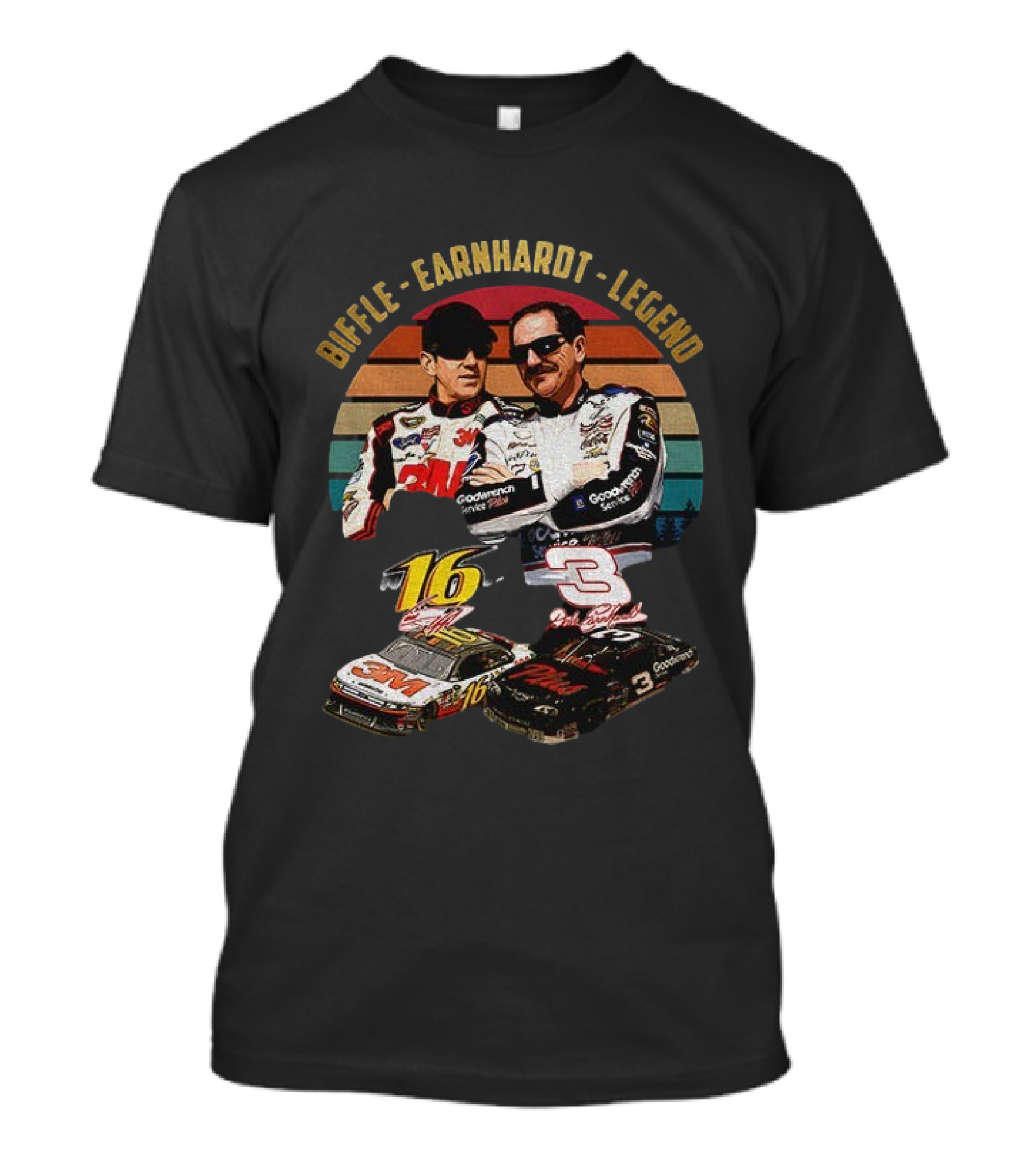 Biffle Earnhardt Legend 3M Goodwrench Service #16 #3 Racing T-Shirt
