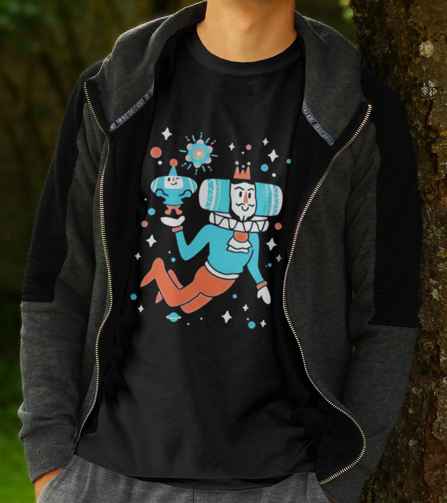 Space Dad Cool Katamari Prince Cosmic Adventure T-Shirt