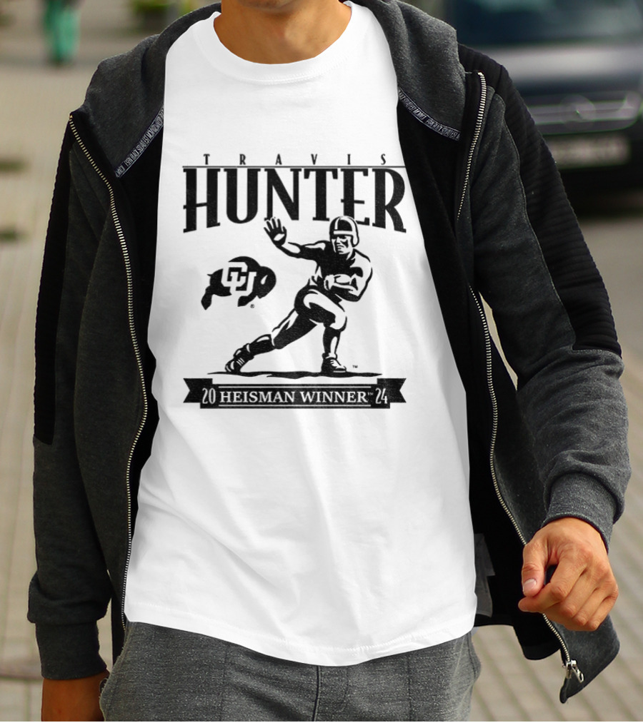 Travis Hunter Colorado 2024 Heisman Trophy Contender Buffs Football T-Shirt