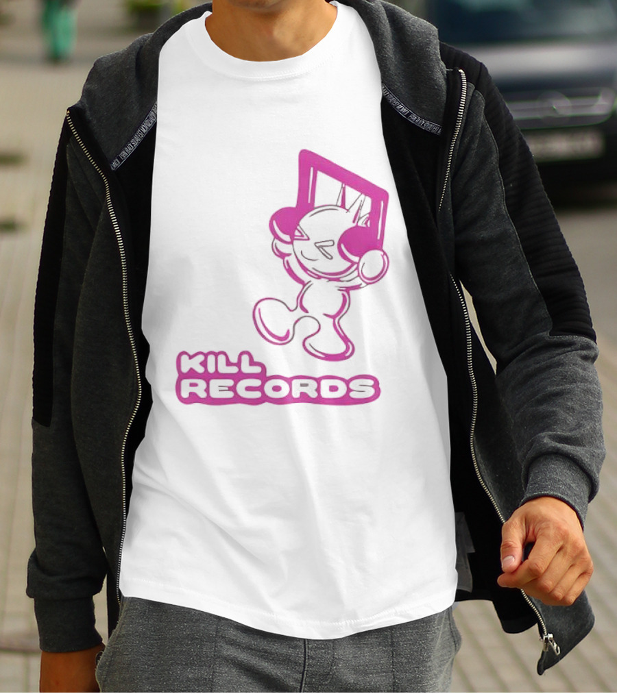 Lil Killa Kill Records Radio Icon With Music Notes T-Shirt