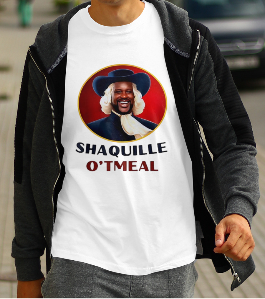 Shaquille Oatmeal Funny Meme Cereal Parody T-Shirt