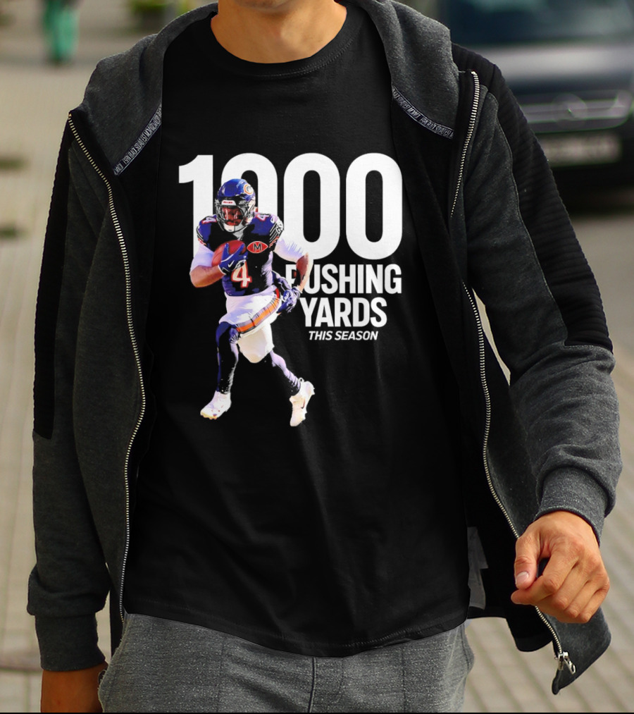 Chicago Bears 1000 Rushing Yards This Season T-Shirt