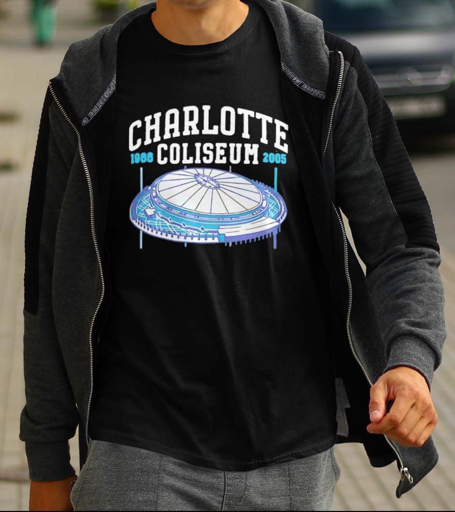 Charlotte Coliseum 1988 2005 Stadium Historic Legacy T-Shirt